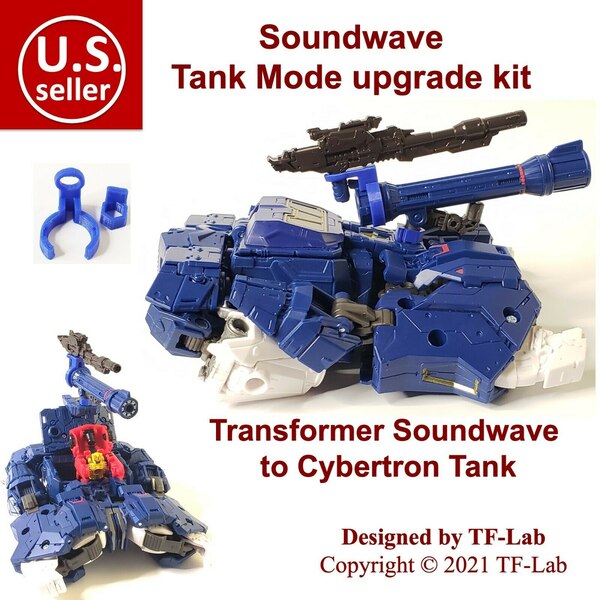 Transformers Studio Series 83 Soundwave Tank Adapter & More Upgrade Kits Image  (1 of 11)